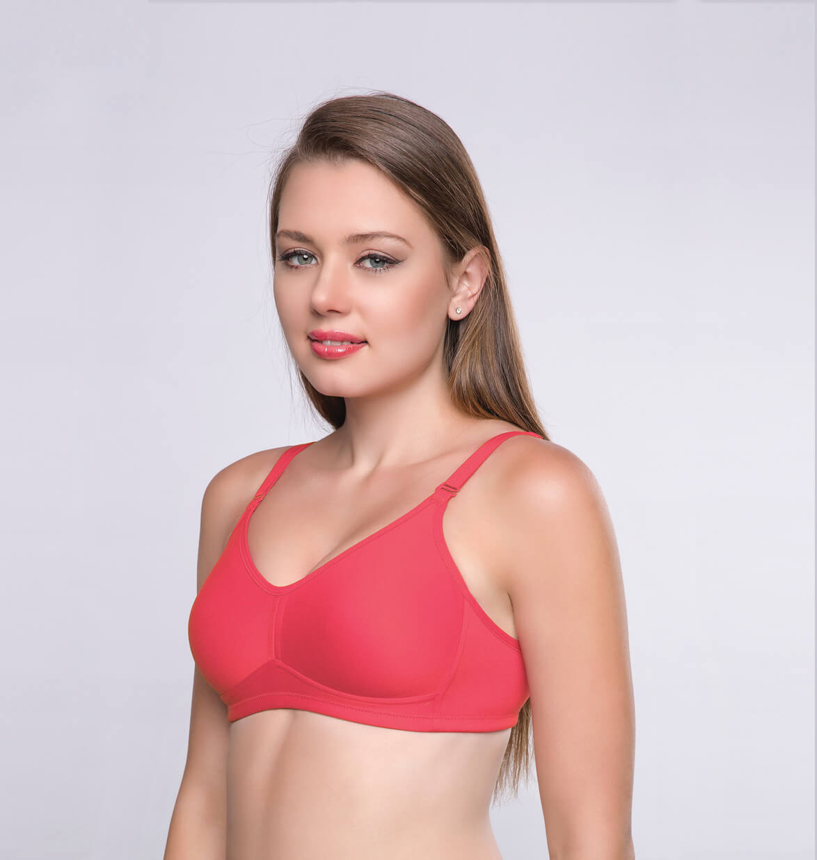 Trylo RIZA T-FIT-36-ROSE GOLD-D-CUP Women Full Coverage