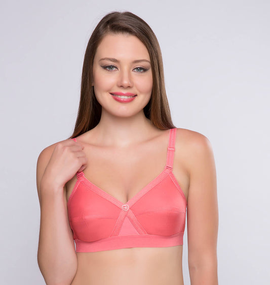 TRYLO Riza Women's Non-Padded Non-Wired,Full Coverage,Seamless Front Open  Bra - TheFaha