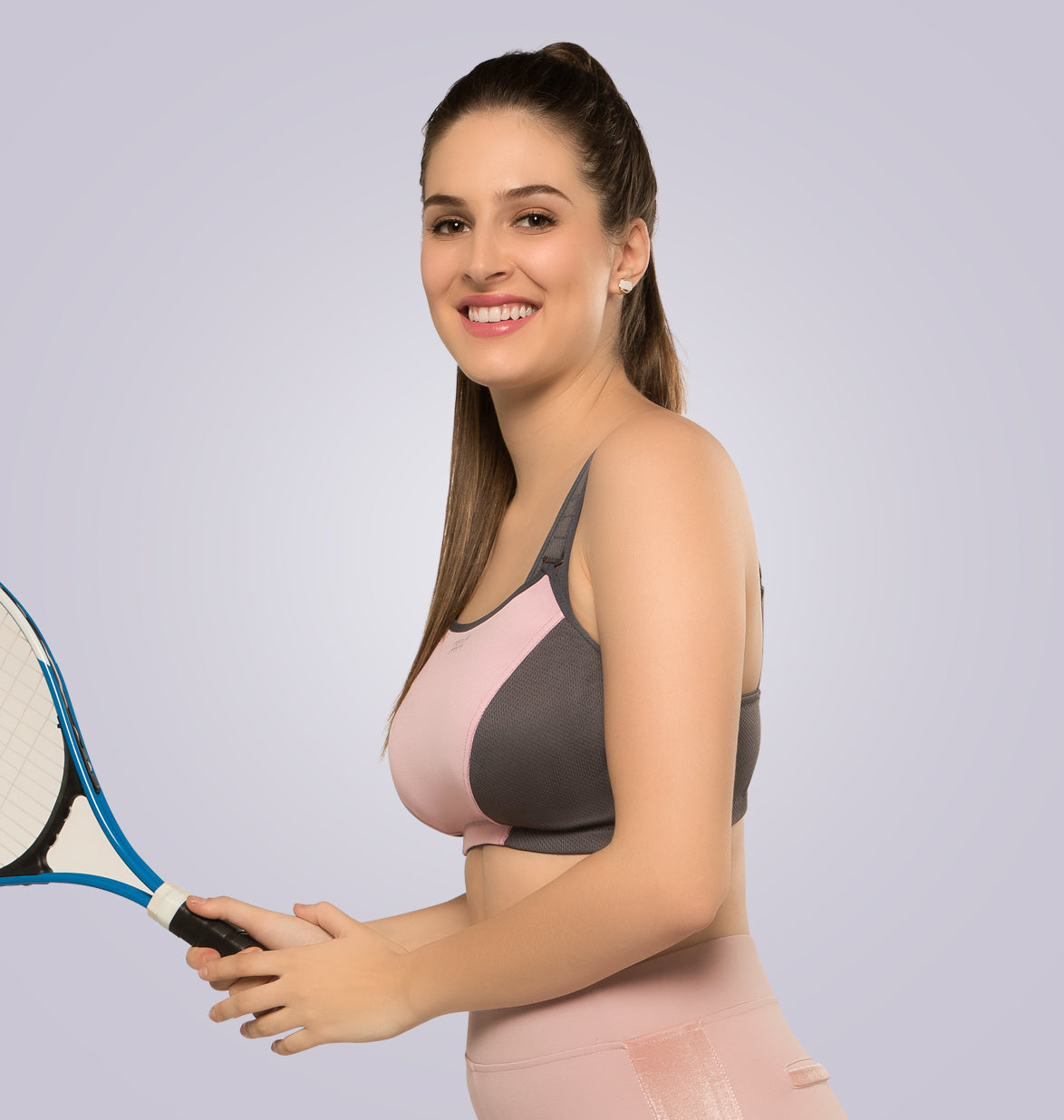 Buy TRYLO Riza Sprorts Bra Useful for Multi Impact excersices Available in  B to E Cups 32 to 40 and Multi Color Option Available at